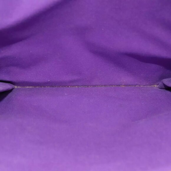 LOUIS VUITTON Monogram Vernis Stanton Tote Bag Purple Viole M91079 Auth KD074 - Picture 11 of 16